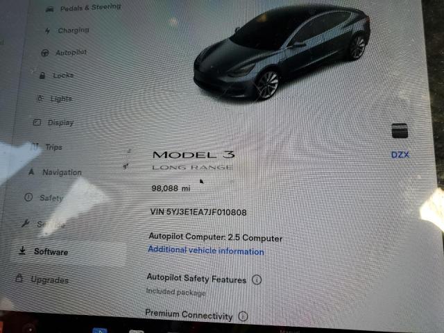 5YJ3E1EA7JF010808 Tesla MODEL 3