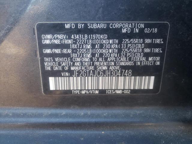 JF2GTAJC6JH304748 Subaru Crosstrek Limited