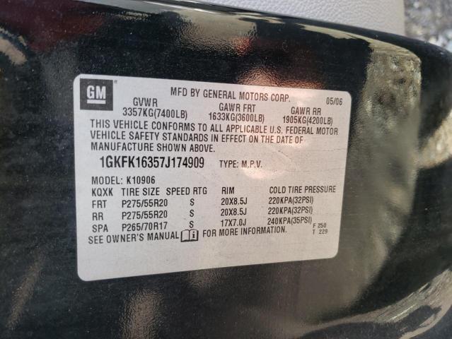 1GKFK16357J174909 GMC Yukon