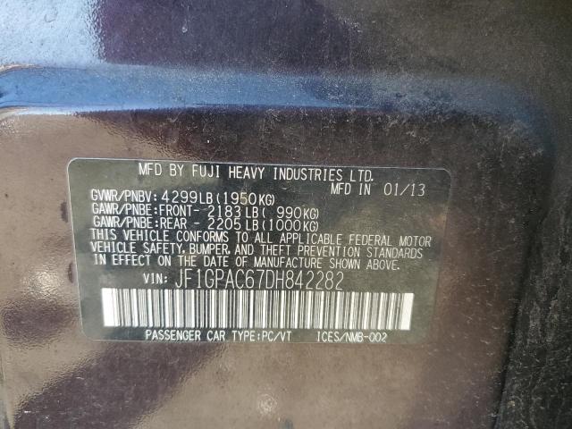 JF1GPAC67DH842282 Subaru Impreza Premium