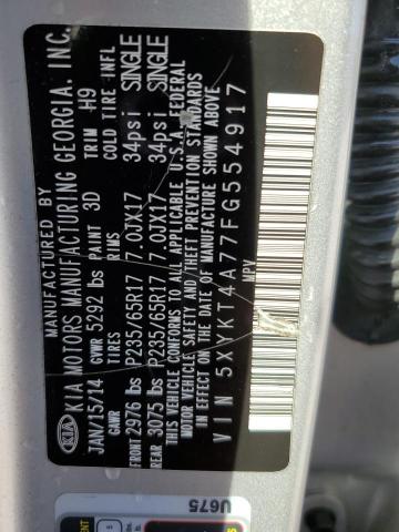 2015 KIA SORENTO LX - 5XYKT4A77FG554917