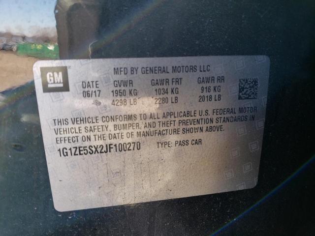 2018 CHEVROLET MALIBU PRE - 1G1ZE5SX2JF100270