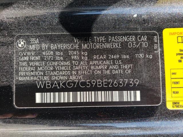 WBAKG7C59BE263739 BMW 335 I