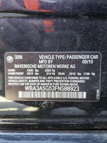 2015 BMW 328 I - WBA3A5G53FNS88923
