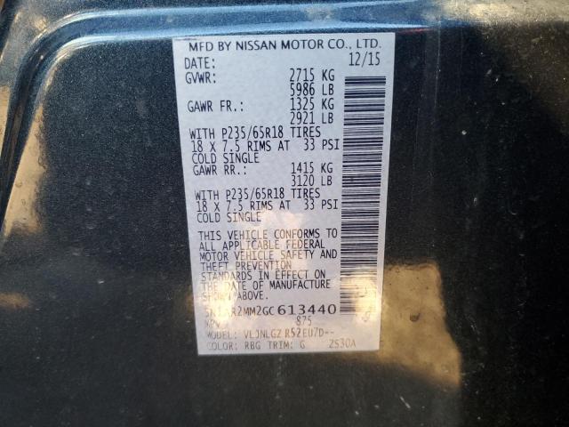5N1AR2MM2GC613440 Nissan Pathfinder S