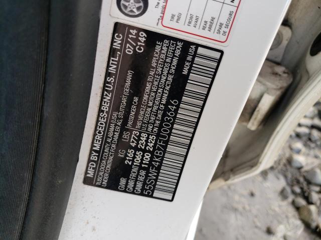 2015 MERCEDES-BENZ C 300 4MAT - 55SWF4KB7FU003646