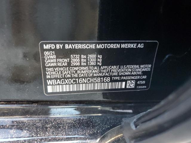 2022 BMW ALPINA B8 - WBAGX0C16NCH58168