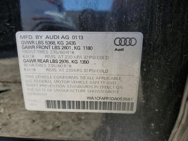 VIN WA1CFAFP1DA053581 2013 Audi Q5, Premium no.14