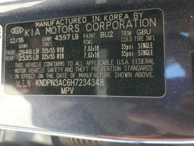 2017 KIA SPORTAGE E KNDPN3AC6H7234348