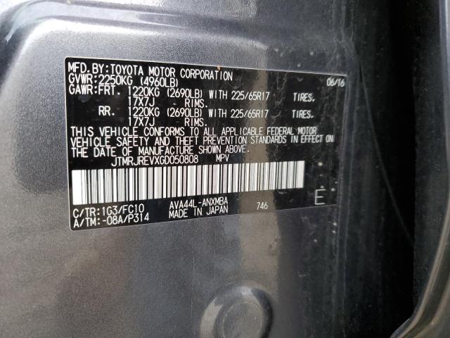 JTMRJREVXGD050808 Toyota Rav4 Hv Xle