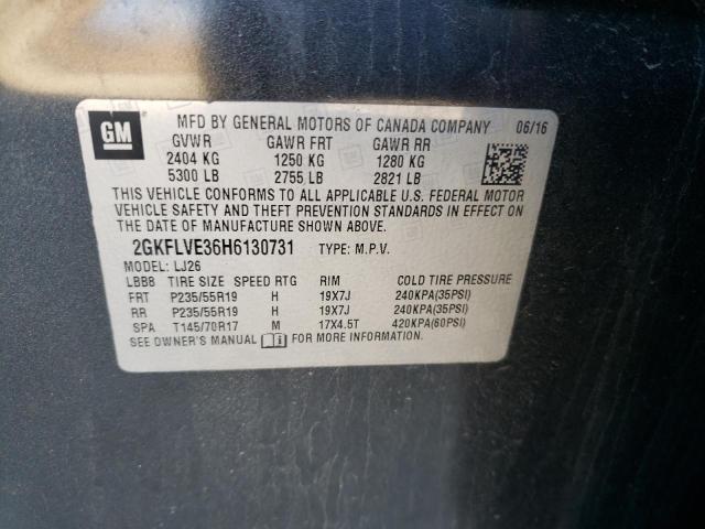 2017 GMC TERRAIN DE - 2GKFLVE36H6130731