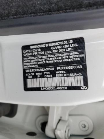 2018 INFINITI QX30 PURE - SJKCH5CR6JA002230