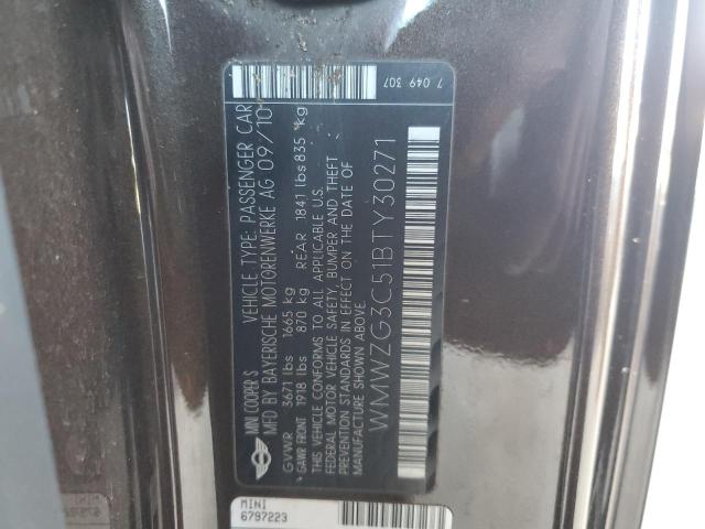WMWZG3C51BTY30271 Mini Cooper