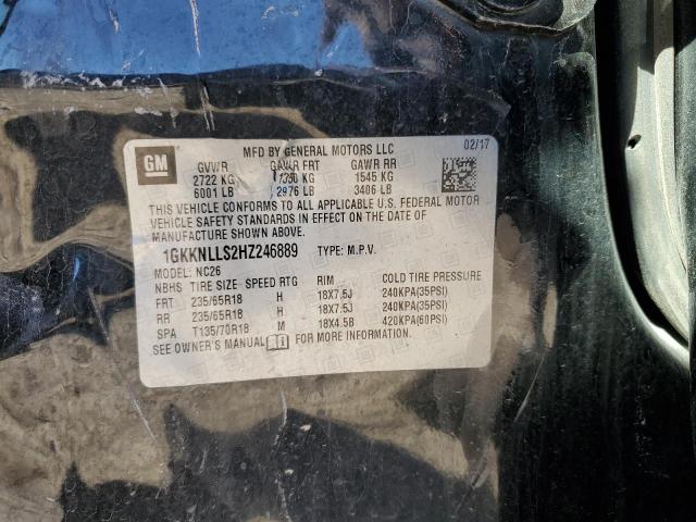 2017 GMC ACADIA SLE 1GKKNLLS2HZ246889