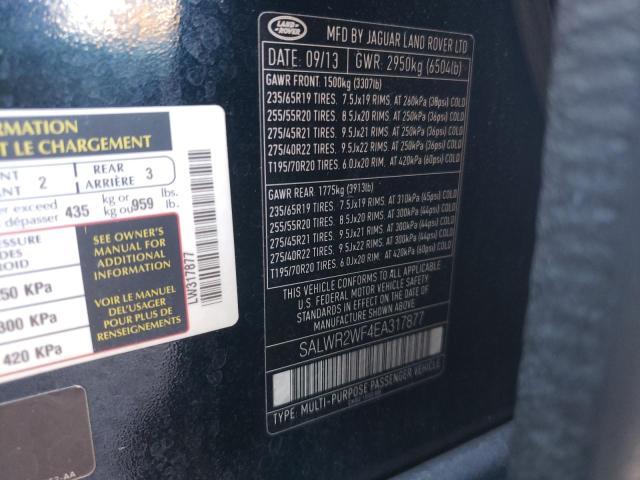 SALWR2WF4EA317877 Land Rover Range Rover Sport Hse