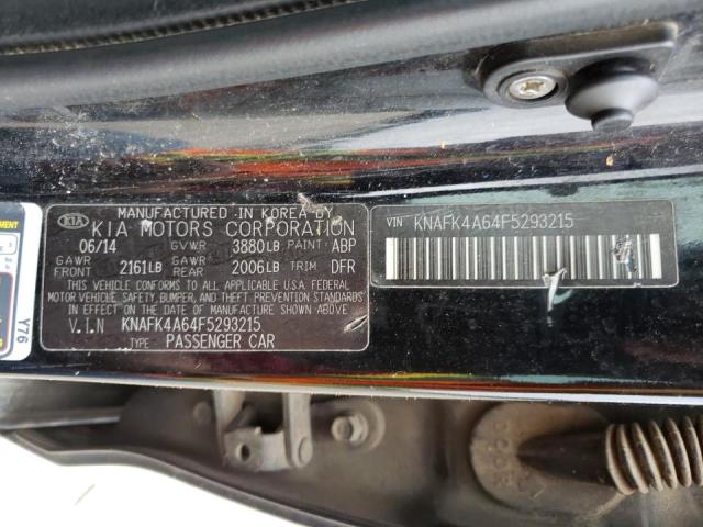 KNAFK4A64F5293215 KIA FORTE LX