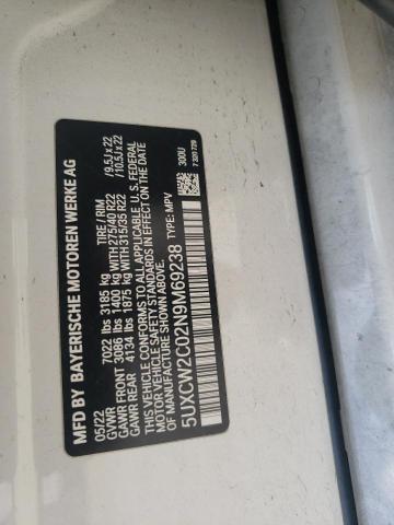 5UXCW2C02N9M69238 BMW X7 Xdrive40i