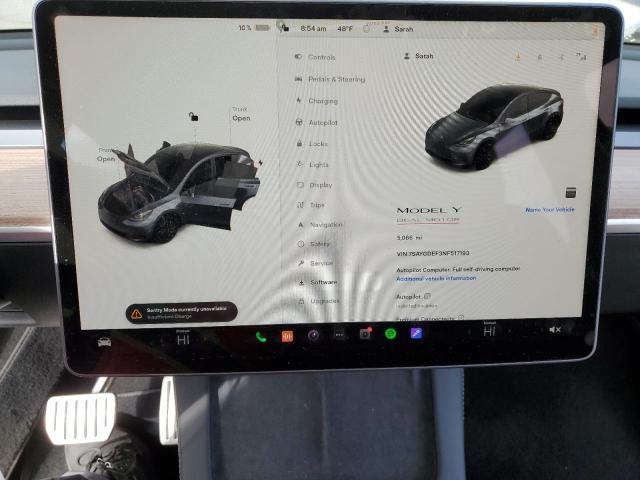7SAYGDEF3NF517193 Tesla Model Y
