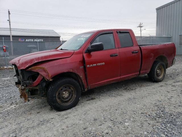 Salvage cars for sale from Copart Elmsdale, NS: 2012 Dodge RAM 1500 ST
