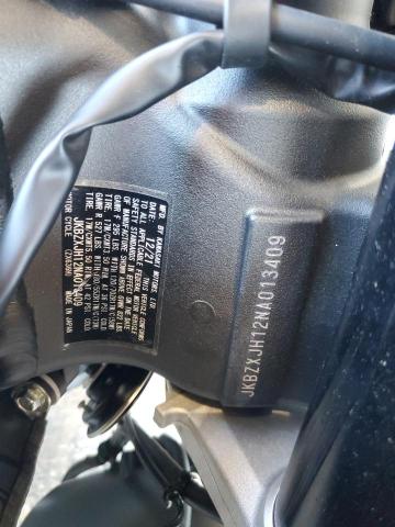 2022 KAWASAKI ZX636 K - JKBZXJH12NA013409