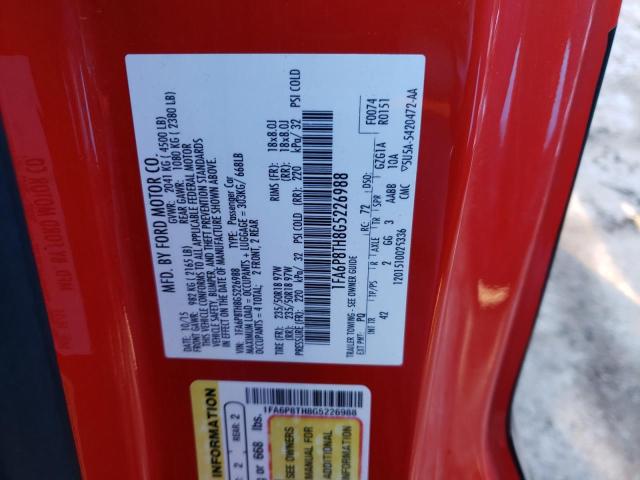 2016 FORD MUSTANG 1FA6P8TH8G5226988