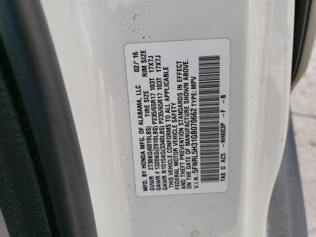 2016 HONDA ODYSSEY SE - 5FNRL5H31GB070662
