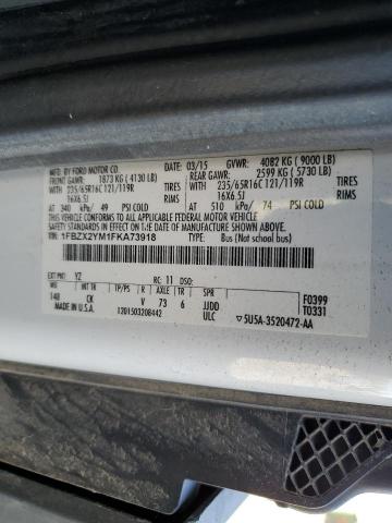 2015 FORD TRANSIT T- - 1FBZX2YM1FKA73918