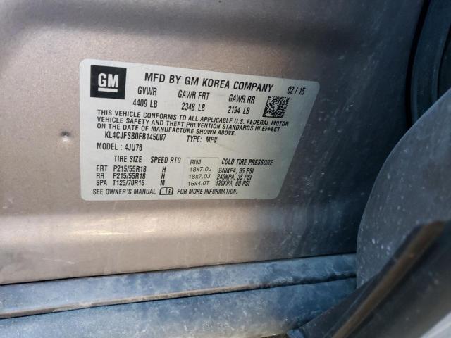 2015 BUICK ENCORE CON - KL4CJFSB0FB145087