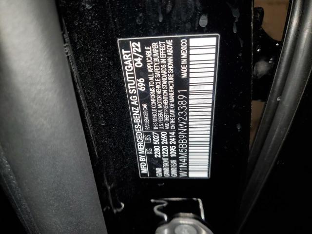 2022 MERCEDES-BENZ GLB AMG 35 W1N4M5BB9NW233891