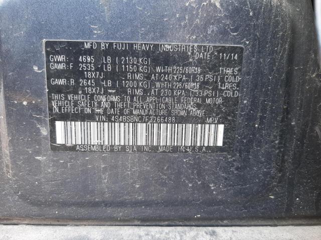 4S4BSBNC7F3266488 Subaru Outback 2.5i Limited