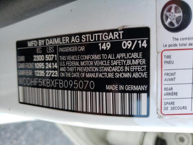 2015 MERCEDES-BENZ E 350 - WDDHF5KBXFB095070