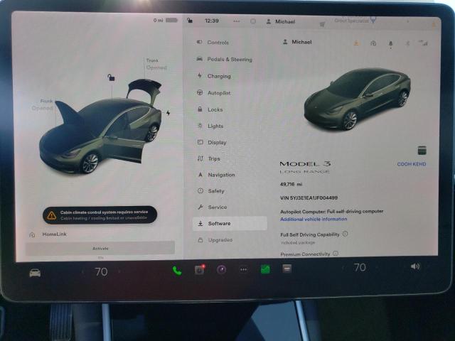 5YJ3E1EA1JF004499 Tesla MODEL 3