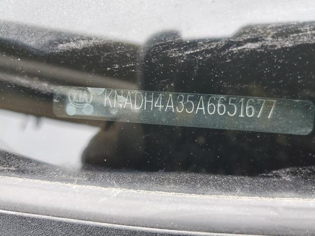 KNADH4A35A6651677 KIA RIO LX