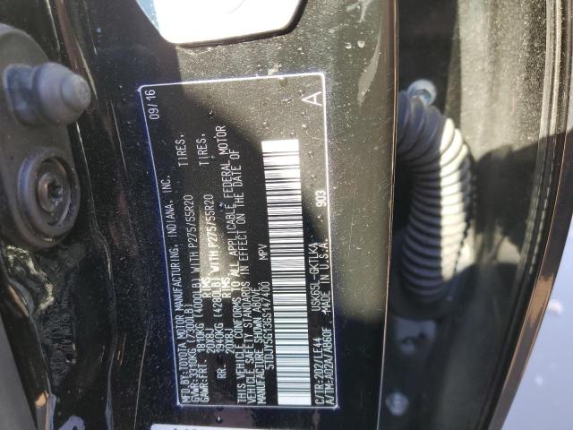 2016 TOYOTA SEQUOIA LI - 5TDJY5G13GS147400