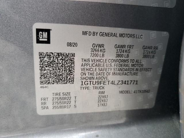 1GTU9FET4LZ341771 GMC Sierra K1500 Denali