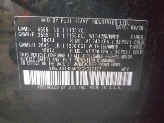 4S4BSANC8G3333157 Subaru Outback 2.5i Limited