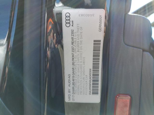 2018 AUDI A4 PREMIUM - WAUKMAF4XJA045064