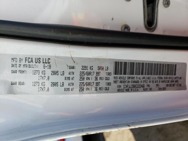 1C4PJLCB6KD222466 Jeep Cherokee Latitude