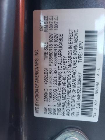 5J8TB4H52JL008567 Acura Rdx Technology