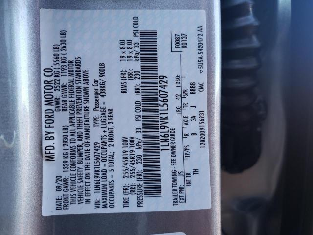 1LN6L9VK1L5607429 Lincoln CONTINENTL
