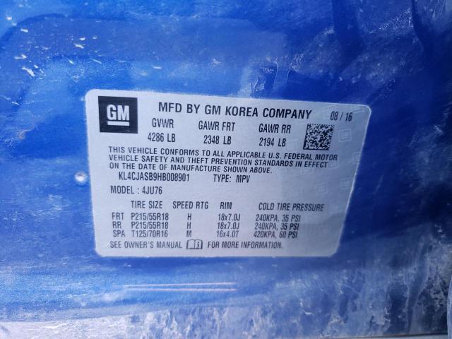KL4CJASB9HB008901 Buick Encore Preferred