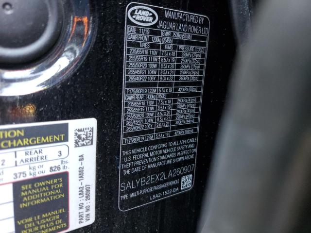 SALYB2EX2LA260907 Land Rover Range Rover Velar S