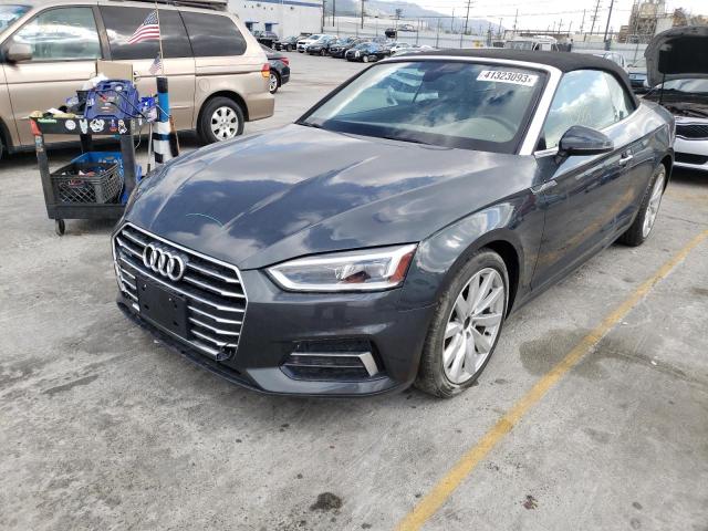 Salvage cars for sale from Copart Sun Valley, CA: 2018 Audi A5 Premium Plus