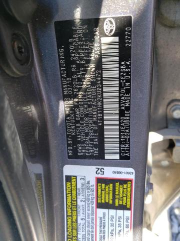 2019 TOYOTA CAMRY L - 4T1B11HK2KU234472