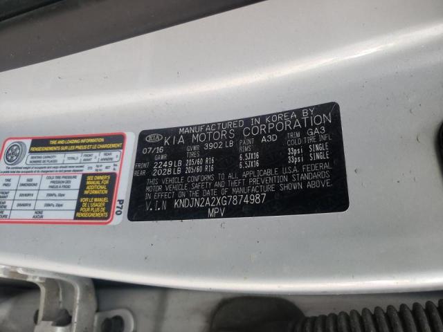 KNDJN2A2XG7874987 KIA Soul