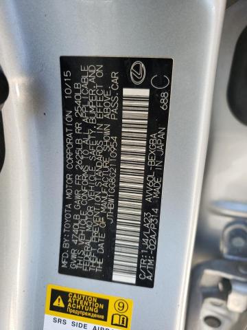 2016 LEXUS ES 300H - JTHBW1GG8G2110954