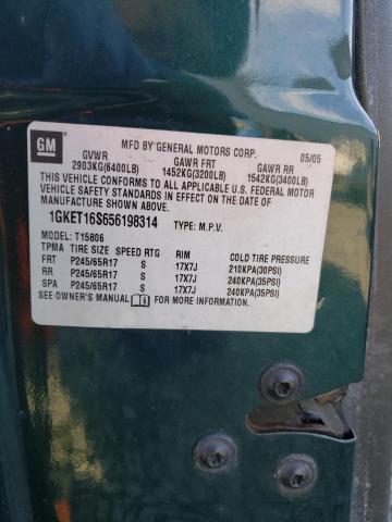 1GKET16S656198314 GMC Envoy