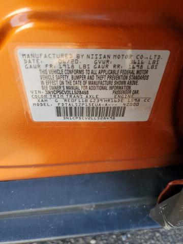 2020 NISSAN KICKS SV - 3N1CP5CV2LL528498