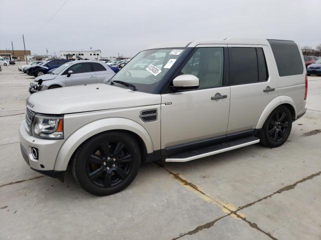 Salvage cars for sale at Grand Prairie, TX auction: 2016 Land Rover LR4 HSE
