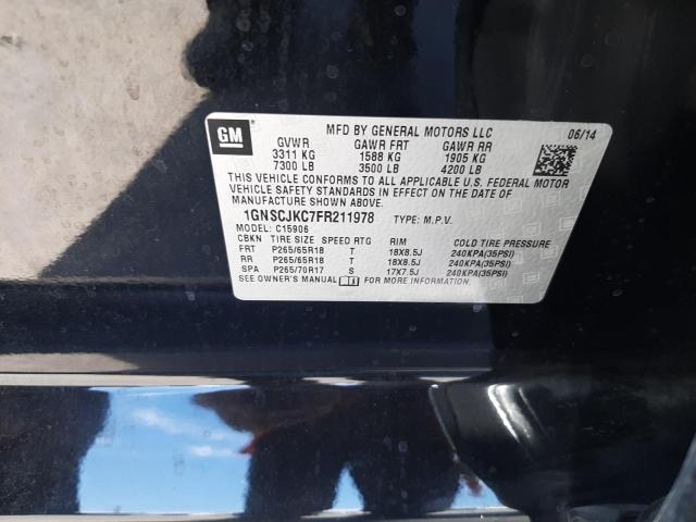 1GNSCJKC7FR211978 Chevrolet Suburban C1500 Lt